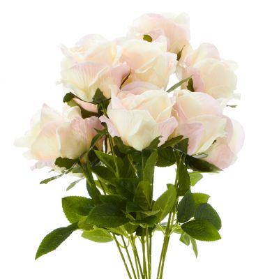 Artificial Rose Bouquet-(BH) Blush