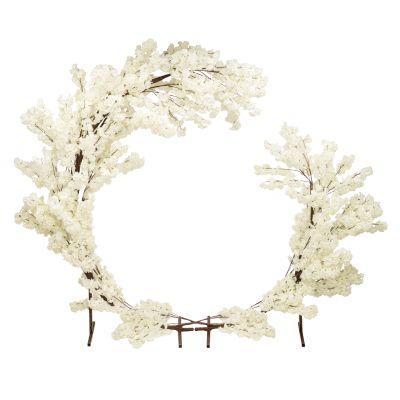 Artificial Cherry Blossom Arch 8ft-(WH) White
